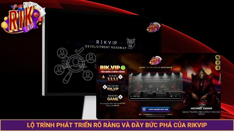LLộ trình phát triển rõ ràng và đầy bức phá của Rikvip